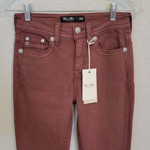Miss Me Women's High Rise Flare Jeans Size 26 - Picture 3 of 9